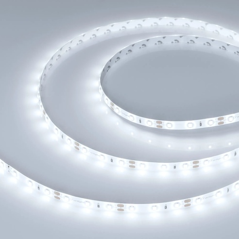 Лента светодиодная герметичная RTW-SE-A60-8mm 12V White6000 (4.8 W/m, IP65, 2835, 5m) (Arlight, 4.8 Вт/м, IP65)