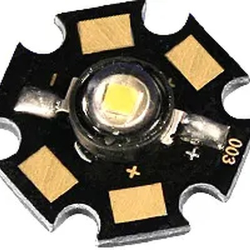 Мощный светодиод ARPL-Star-1W UV400 (ANR, STAR type)