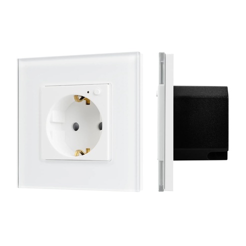 Розетка электрическая с Zigbee управлением SCT-OMALI-EUZB1-PL-WH (240V, 16A, Zigbee) (Arlight, -)