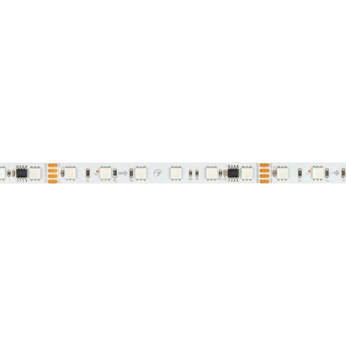 Лента светодиодная SPI-B60-10mm 24V RGB-PX6-RAM (15 W/m, IP20, 5060, 5m) (Arlight, бегущий огонь)