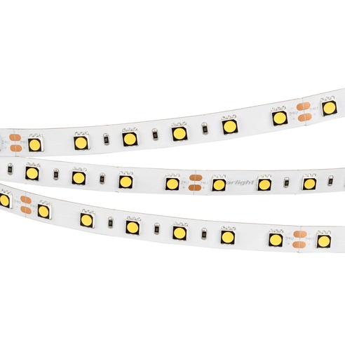 Лента светодиодная RT 2-5000 24V Warm3000 2x (5060, 300 LED, CRI98) (Arlight, 14.4 Вт/м, IP20)