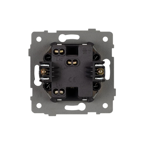 Механизм выключателя одноклавишный проходной SWT-MKP1-PL-GR-V (250V, 10A) (Arlight, -)
