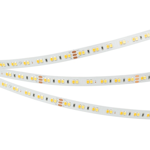 Лента светодиодная RT-A140-10mm 24V White-MIX (19.2 W/m, IP20, 2835, 5m) (Arlight, Изменяемая ЦТ)