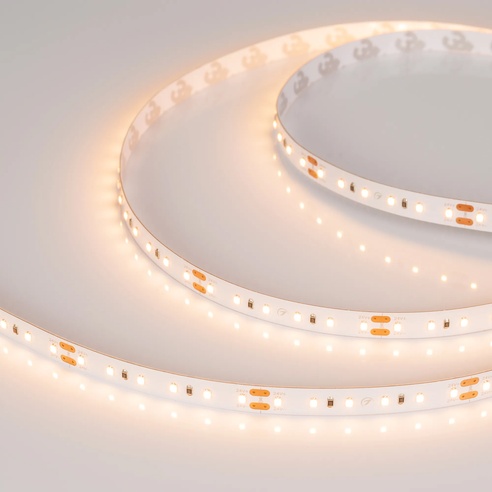 Лента светодиодная MICROLED-5000L 24V Warm3000 8mm (2216, 120 LED/m, LUX) (Arlight, 6.5 Вт/м, IP20)
