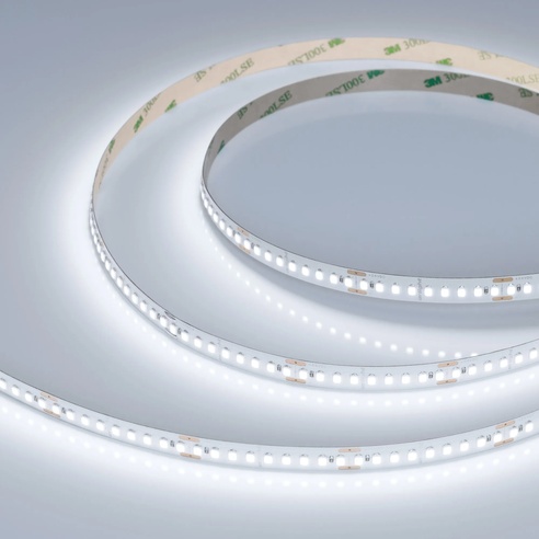 Лента светодиодная UL-A180-10mm 24V White6000 (12 W/m, IP20, 5m) (Arlight, высок.эфф.180 лм/Вт)