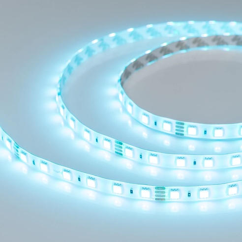 Лента светодиодная герметичная RTW-SE-B60-10mm 24V RGB (14.4 W/m, IP65, 5060, 5m) (Arlight, -)