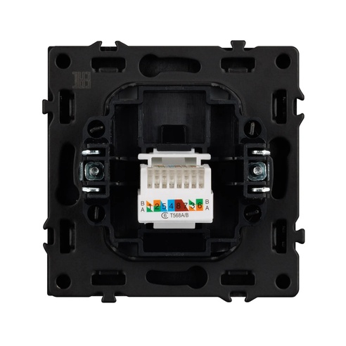Механизм компьютерной розетки SCT-NOBE-MPC1-SFPL-GR (RJ-45, CAT6) (Arlight, -)