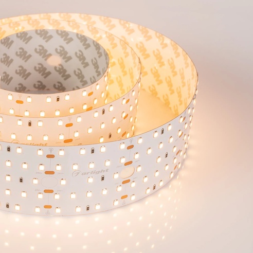 Лента светодиодная S2-2500 24V Warm 2700K 52mm (2835, 420 LED/m, LUX) (Arlight, 30 Вт/м, IP20)