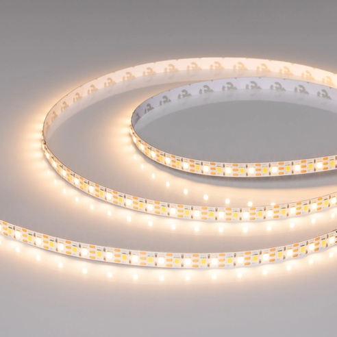 Лента UL-A168-8mm 24V White-MIX-CX2 (18 W/m, IP20, 5m) (Arlight, резка 2 светодиода)