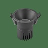 Светильник MS-FLOW-BUILT-R85-12W Warm3000 (BK, 38 deg, 230V) (Arlight, IP20 Металл, 5 лет)