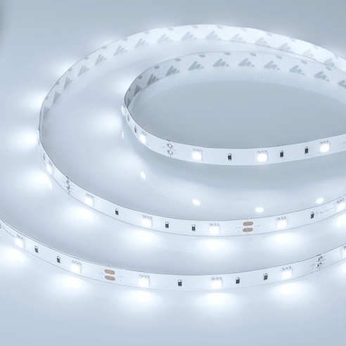 Лента светодиодная RT-B30-10mm 12V White6000 (7.2 W/m, IP20, 5060, 5m) (Arlight, 7.2 Вт/м, IP20)