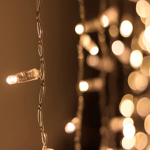 Светодиодная гирлянда ARD-CURTAIN-CLASSIC-2000x6000-CLEAR-1500LED Warm (230V, 60W) (Ardecoled, IP65)