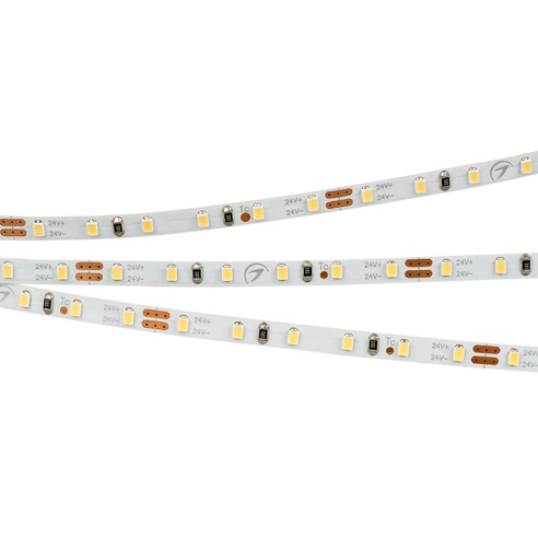 Лента светодиодная MICROLED-5000L 24V Cool 8K 4mm (2216, 120 LED/m, LUX) (Arlight, 5.4 Вт/м, IP20)