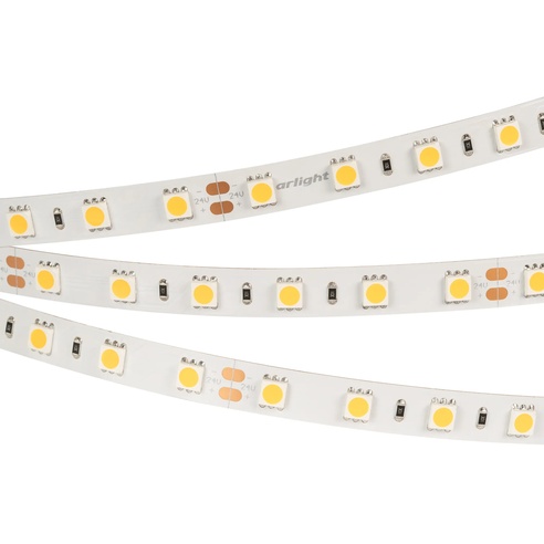 Лента светодиодная RT 2-5000 24V Day4000 2x (5060, 300 LED, LUX) (Arlight, 14.4 Вт/м, IP20)