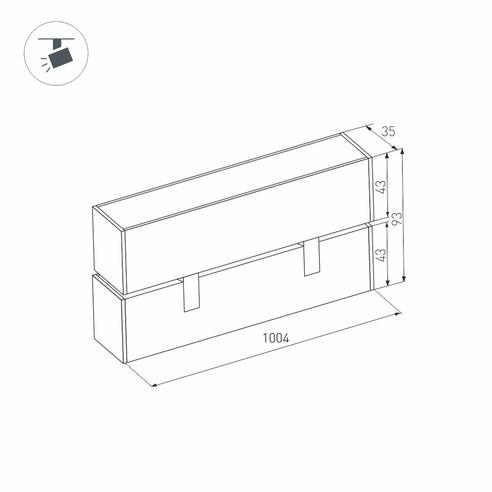 Светильник MAG-FLAT-FOLD-45-S1005-30W Day4000 (WH, 100 deg, 24V) (Arlight, IP20 Металл, 3 года)