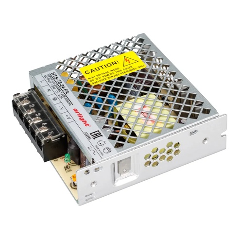 Блок питания HTS-75-24-FA (24V, 3.2A, 75W) (Arlight, IP20 Сетка, 3 года)