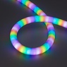 Лента светодиодная герметичная SPI MOONLIGHT-BLACK-SIDE-G180-D25mm 12V RGB-PX2 (21.6 W/m, IP65, 5m, wire x1) (Arlight, Вывод боковой, 3 года)