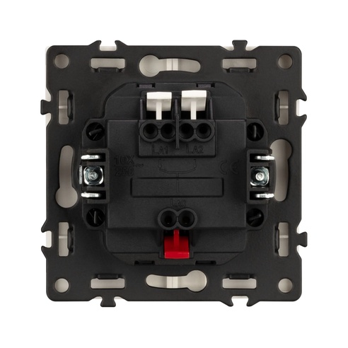 Механизм выключателя двухклавишный непроходной LED SWT-NOBE-MK02-SFPL-L-WH (230V, 10A) (Arlight, -)