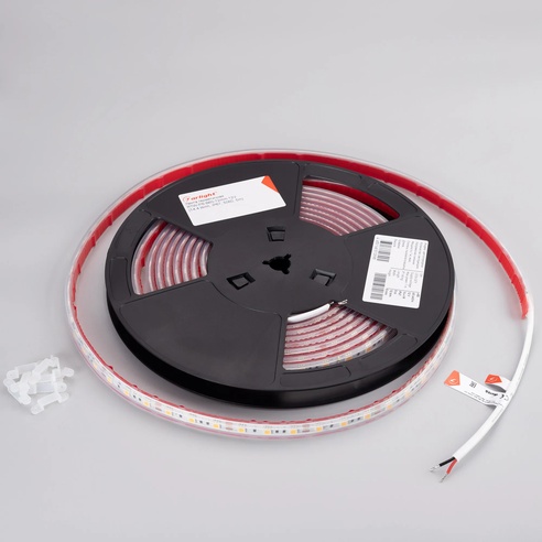 Лента светодиодная герметичная RTW-PS-B60-12mm 12V White6000 (14.4 W/m, IP67, 5060, 5m) (Arlight, 14.4 Вт/м, IP67)