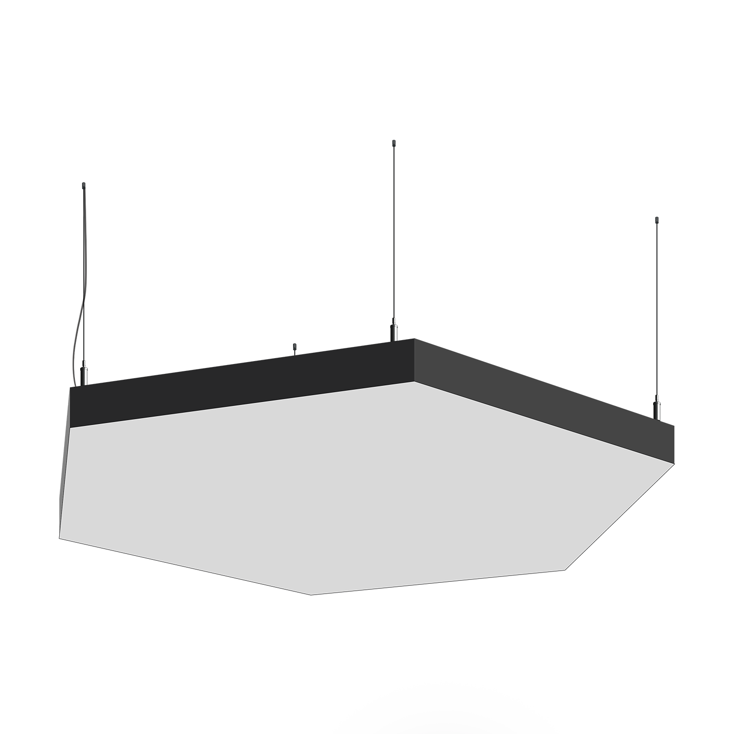 Cветодиодный фигурный светильник MS-HEX Гексагон 1600mm 260W 3000/4000/6000K