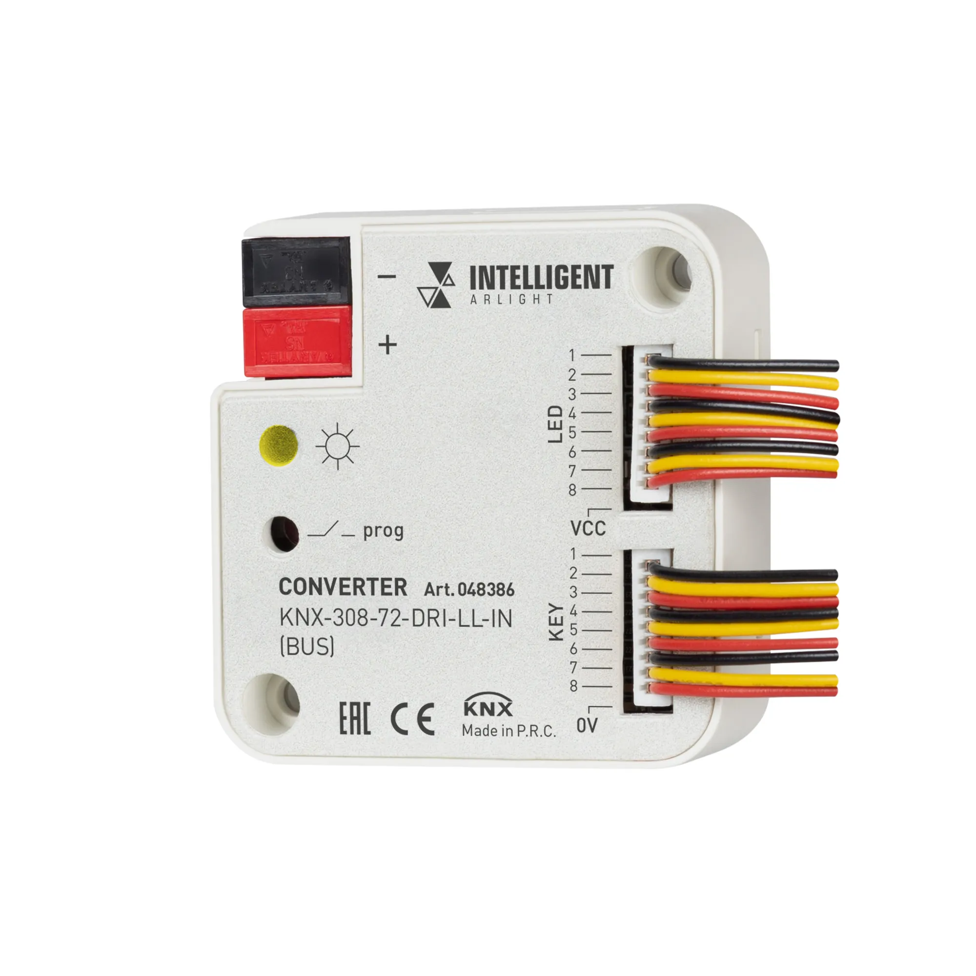 INTELLIGENT ARLIGHT Конвертер KNX-308-72-DRI-LL-IN (BUS) (IARL, IP20 Пластик, 2 года) - изображение товара