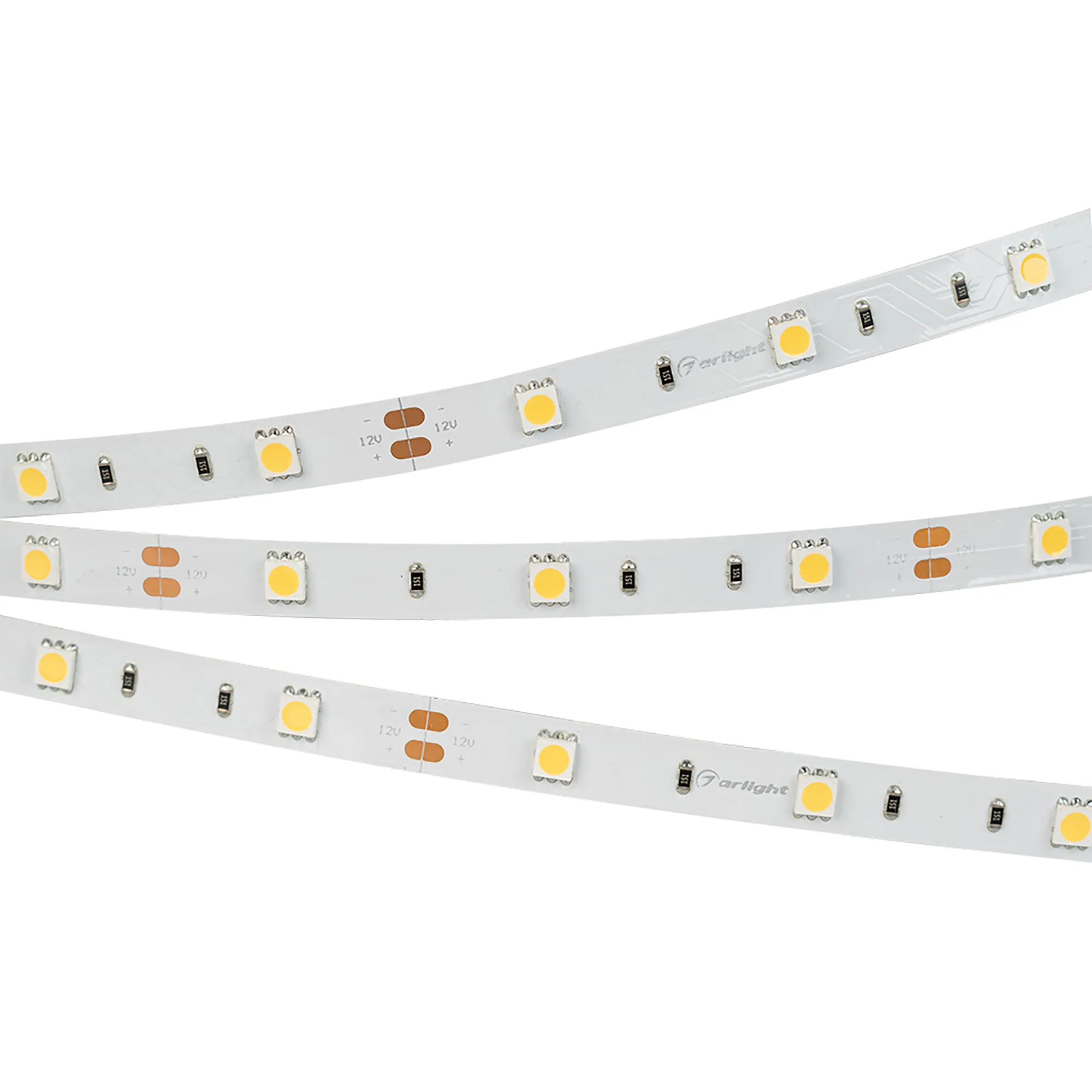 Лента светодиодная RT 2-5000 12V Day4000 (5060, 150 LED, LUX) (Arlight, 7.2 Вт/м, IP20)