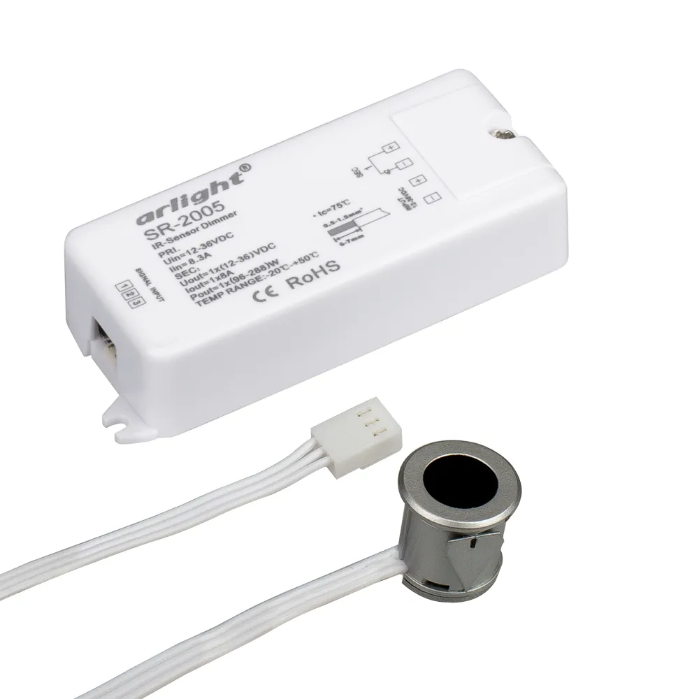 Диммер SR-2005 Silver-R (12-36V, 96-288W, IR-Sensor) (Arlight, -) - изображение товара