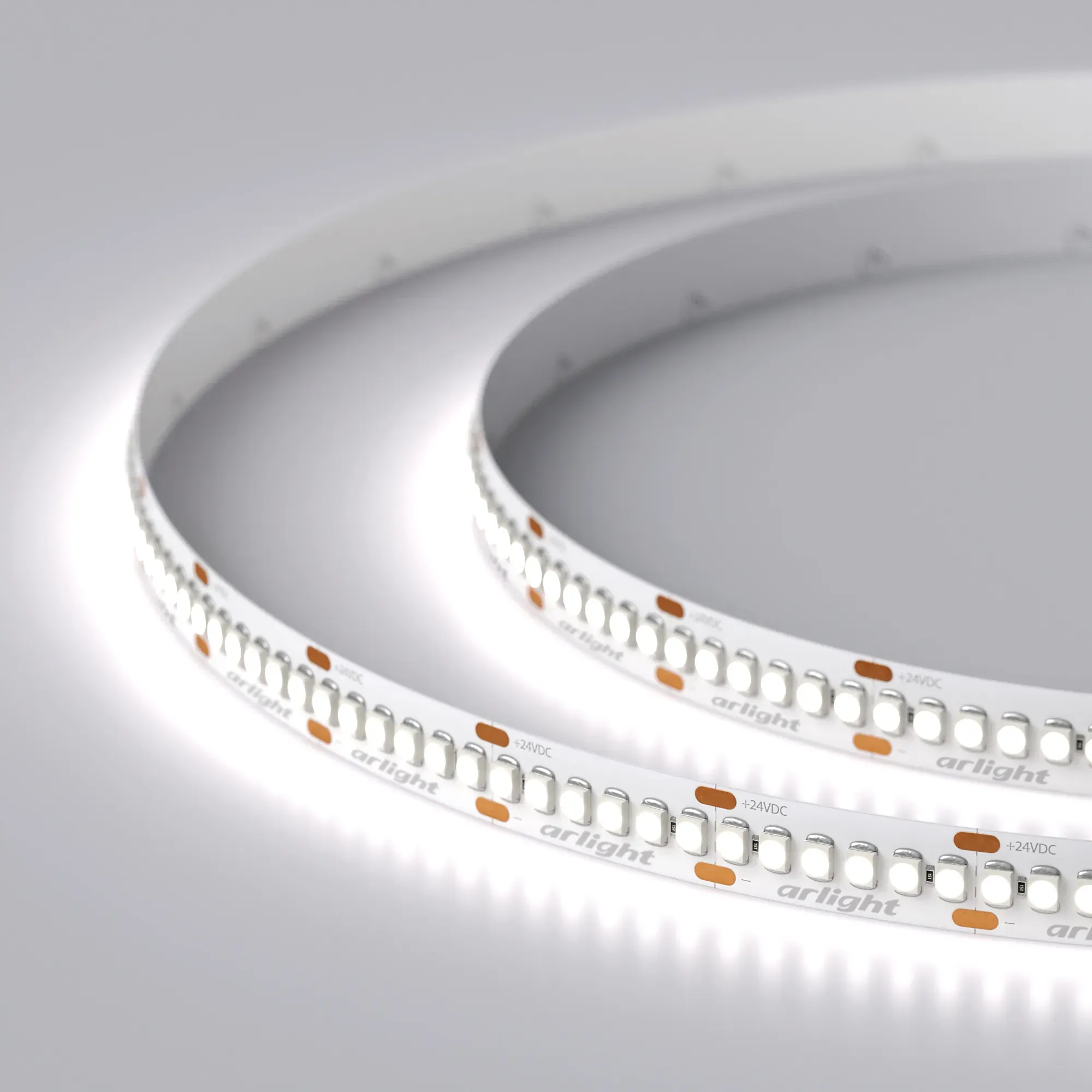 Лента светодиодная RT-A240-10mm 24V White6000 (19.2 W/m, IP20, 3528, 5m) (Arlight, Открытый) - изображение товара