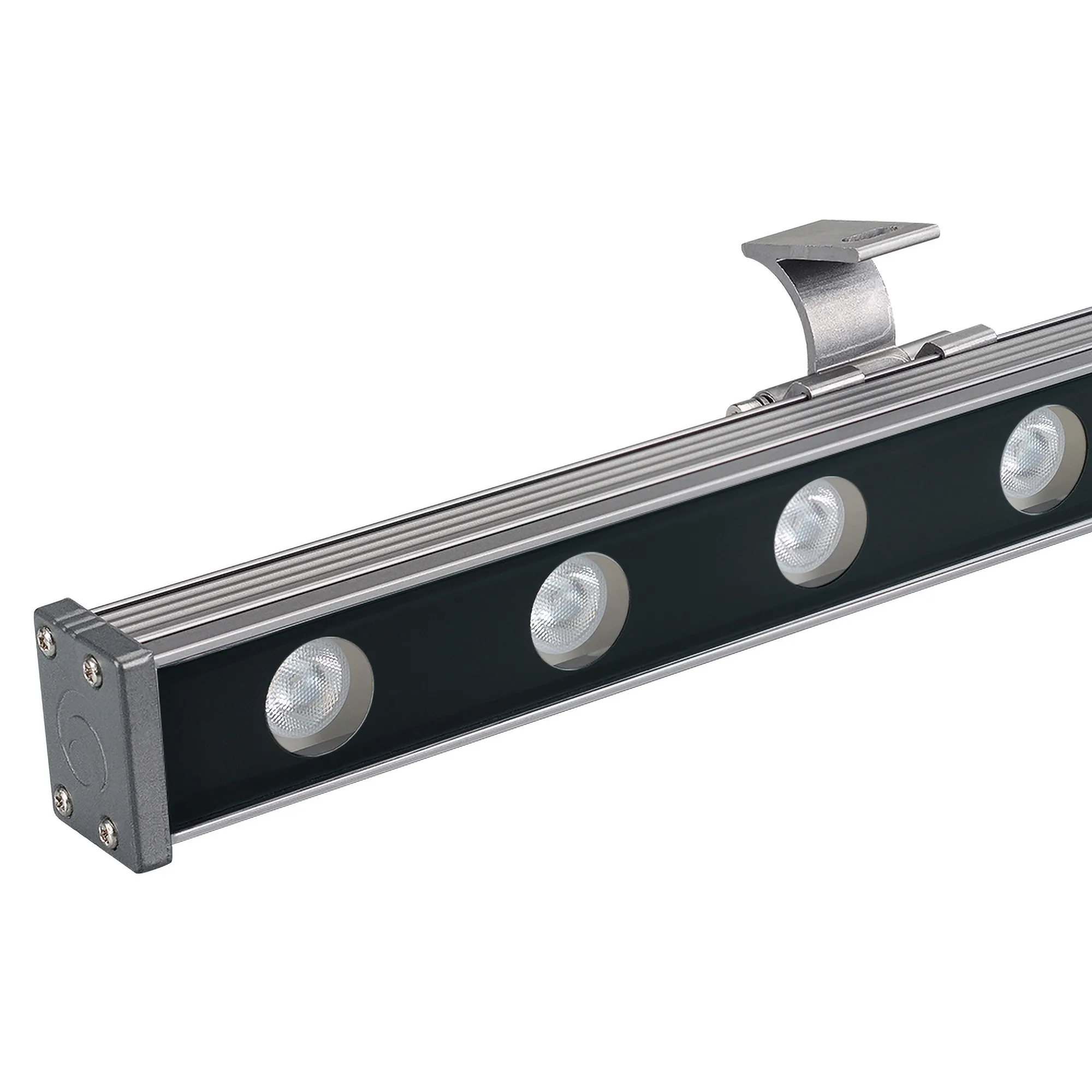 Линейный прожектор AR-LINE-1000-18W Warm3000 (GR, 30 deg, 230V) (Arlight, IP65 Металл, 3 года)