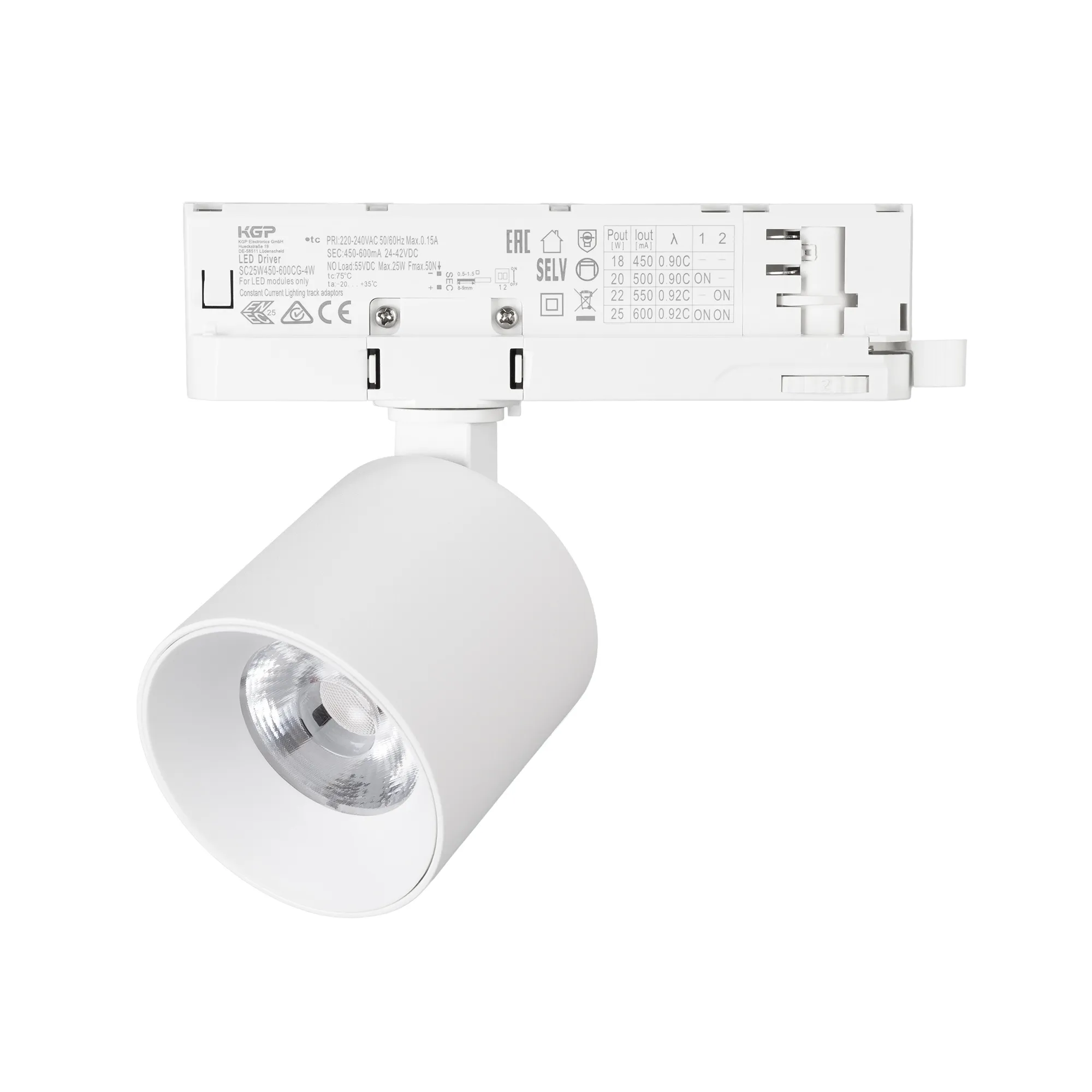 Светильник LGD-DYKE-4TR-R75-16W Day4000 (WH, 50 deg, 230V, DALI) (Arlight, IP20 Металл, 5 лет)