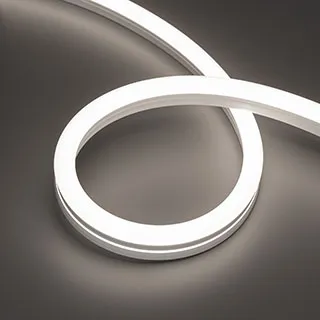 Лента герметичная MOONLIGHT-PRO-SIDE-X320-12x24mm 48V White6000 (10 W/m, IP67, 30m, wire x2) (Arlight, Вывод боковой, 7 лет)