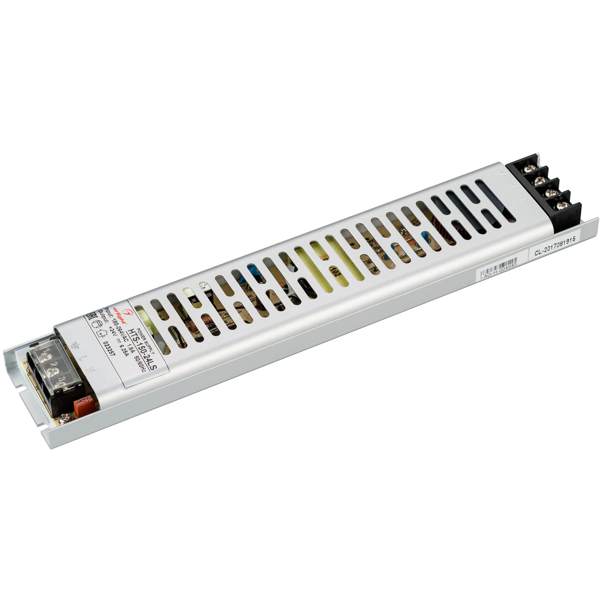 Блок питания HTS-150-24-LS (24V, 6.25A, 150W) (Arlight, IP20 Сетка, 3 года) - изображение товара