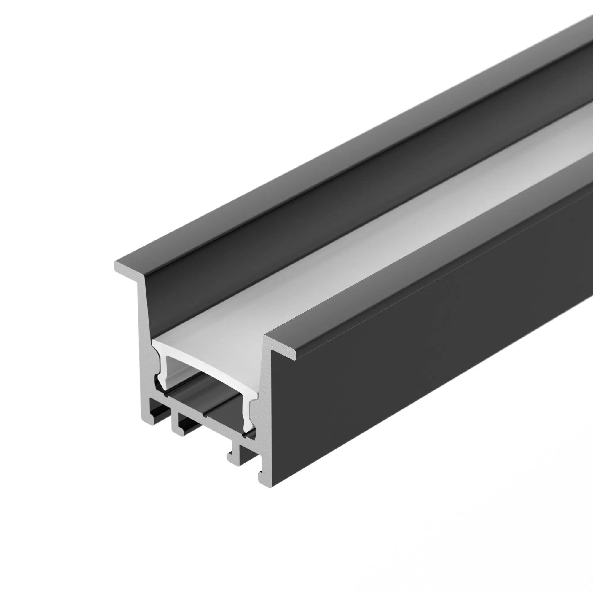 Профиль SL-COMFORT-2316-F-2000 ANOD BLACK (Arlight, Алюминий) - изображение товара