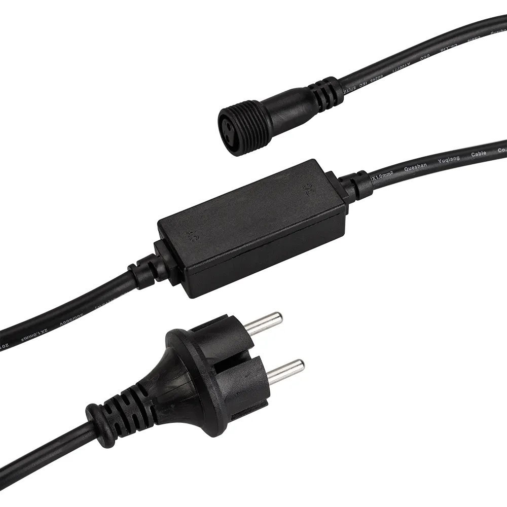 Шнур питания ARD-CLASSIC-FLASH-1.5M Black (230V, 1.6A) (Ardecoled, Закрытый) - изображение товара