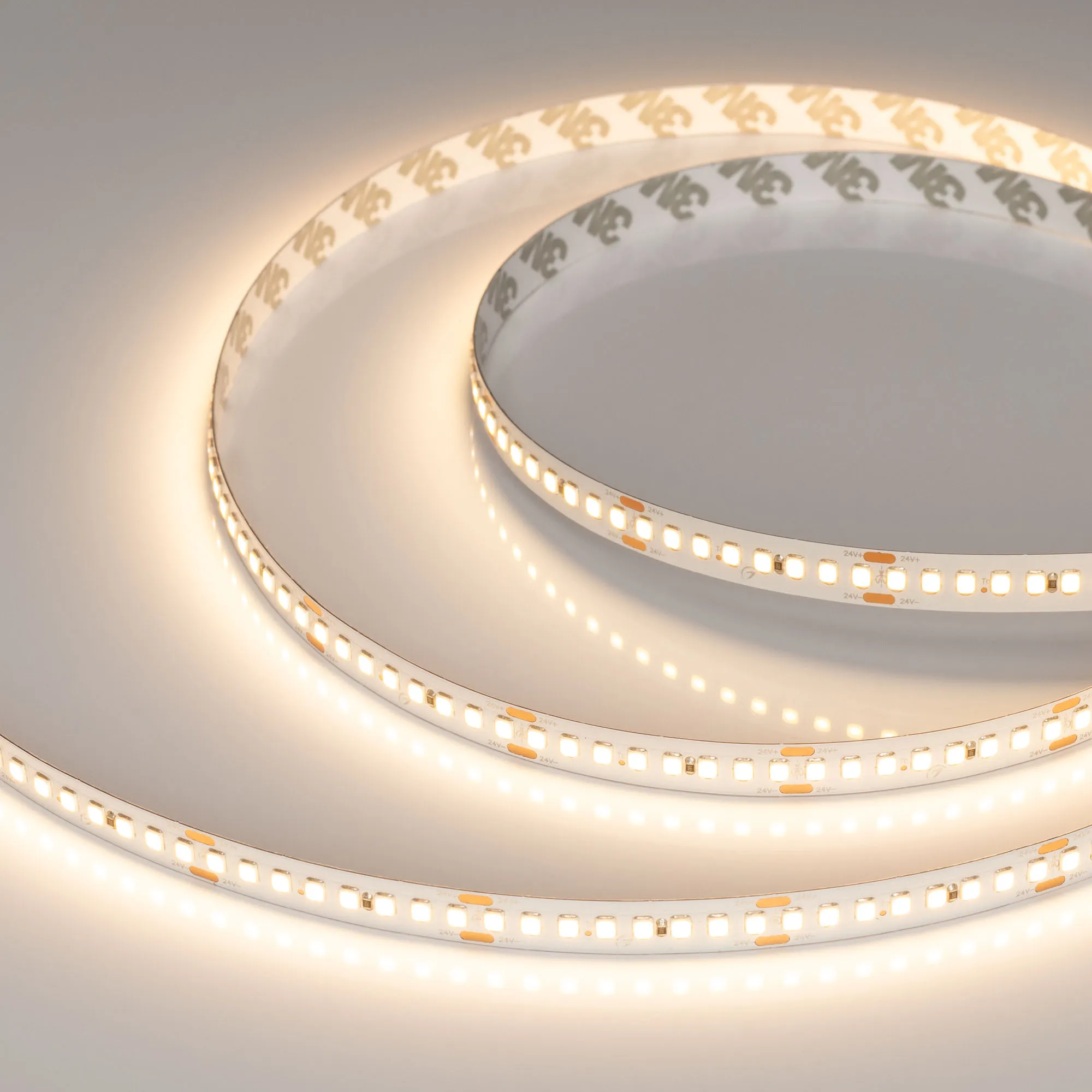 Лента RT-A192-10mm 24V Warm3000 (17.6 W/m, IP20, 5m) (Arlight, высок.эфф.150 лм/Вт)