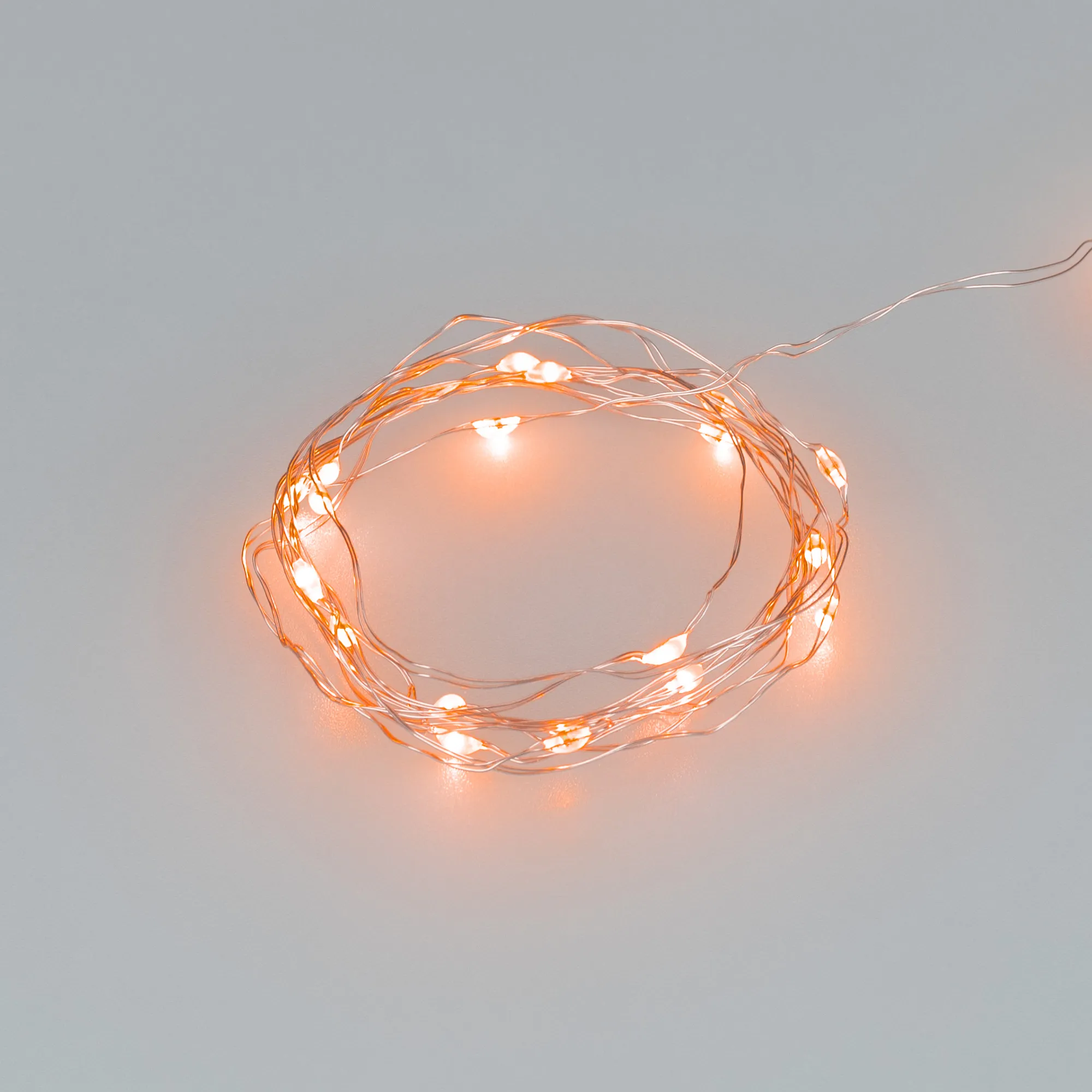 Светодиодная гирлянда ARD-DEW-HOME-2000-CLEAR-20LED-STD Orange (1.5V, Battery Pack, Cork) (Ardecoled, IP20) - изображение товара