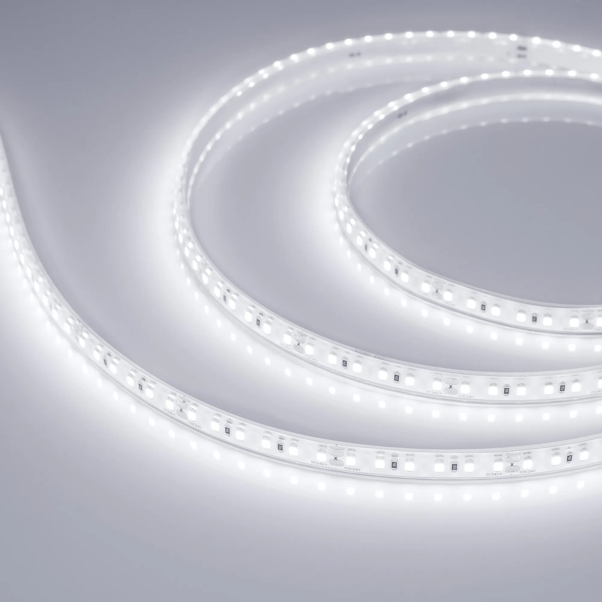 Лента светодиодная герметичная RTW-PU-A120-10.5mm 24V White6000 (16.8 W/m, IP68, 2835, 5m) (Arlight, -)