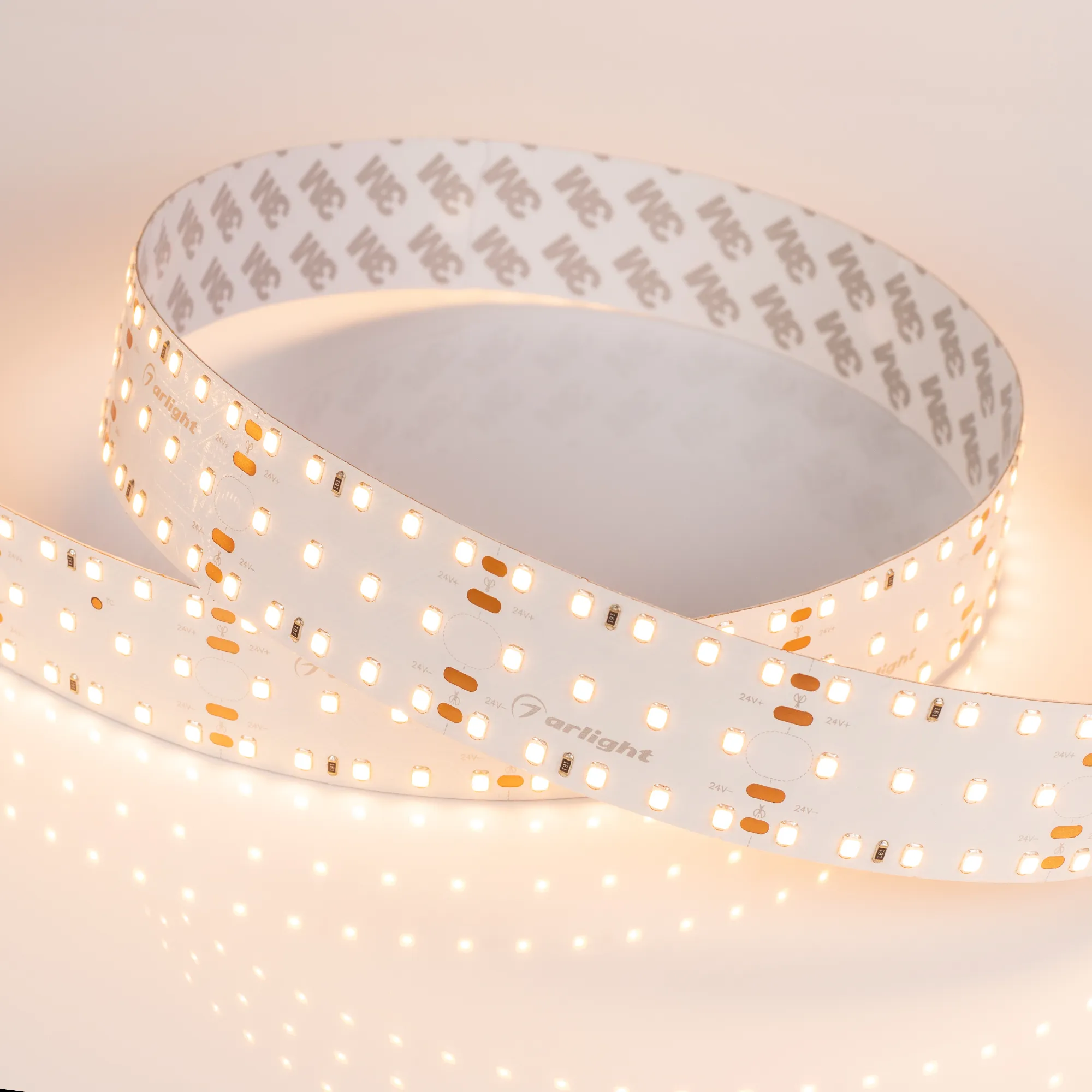 Лента светодиодная S2-A280-34mm 24V Warm3000 (25 W/m, IP20, 2835, 2.5m) (Arlight, Открытый) - изображение товара
