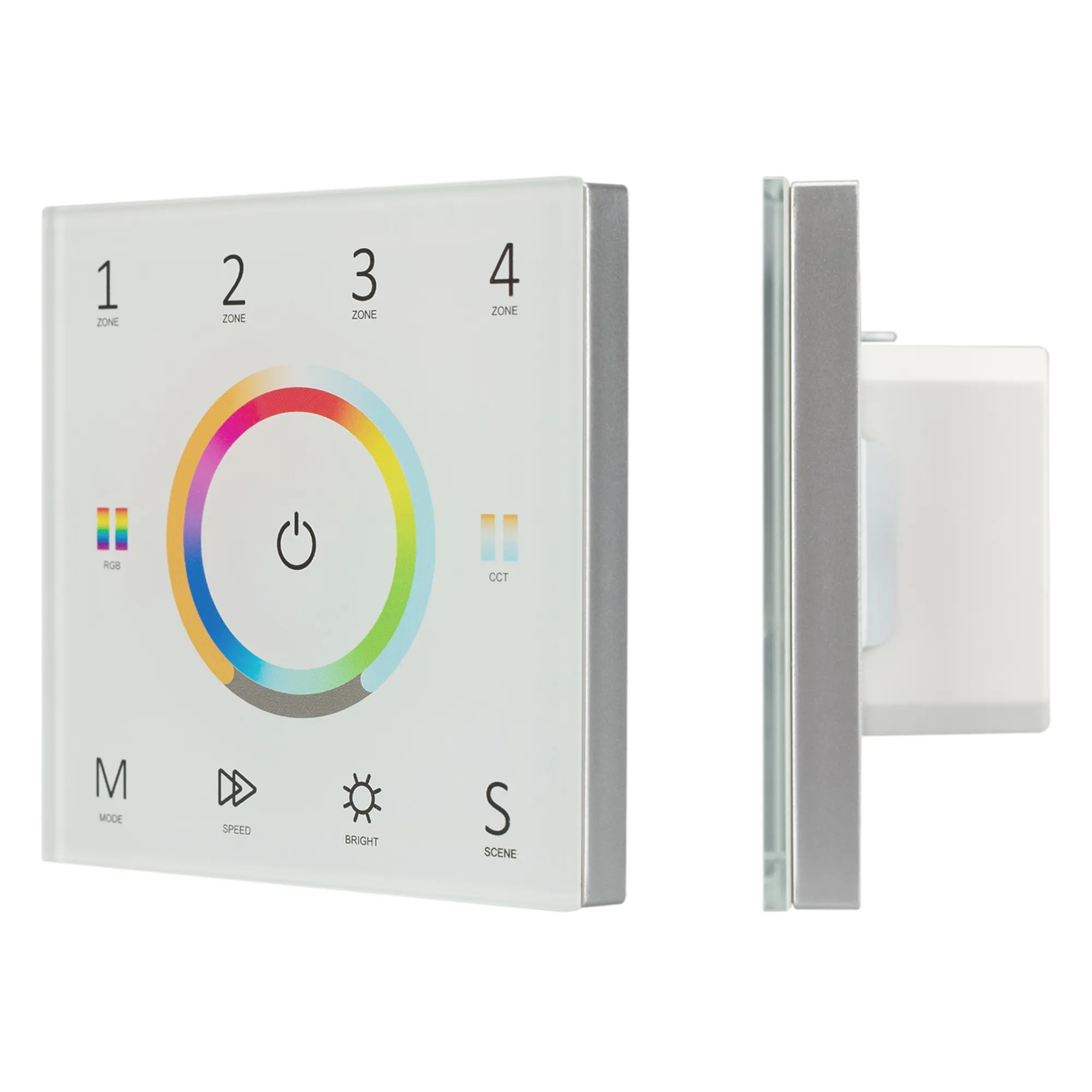 Панель Sens SMART-P67-MULTI White (230V, 4 зоны, 2.4G) (Arlight, IP20 Пластик, 5 лет) - изображение товара