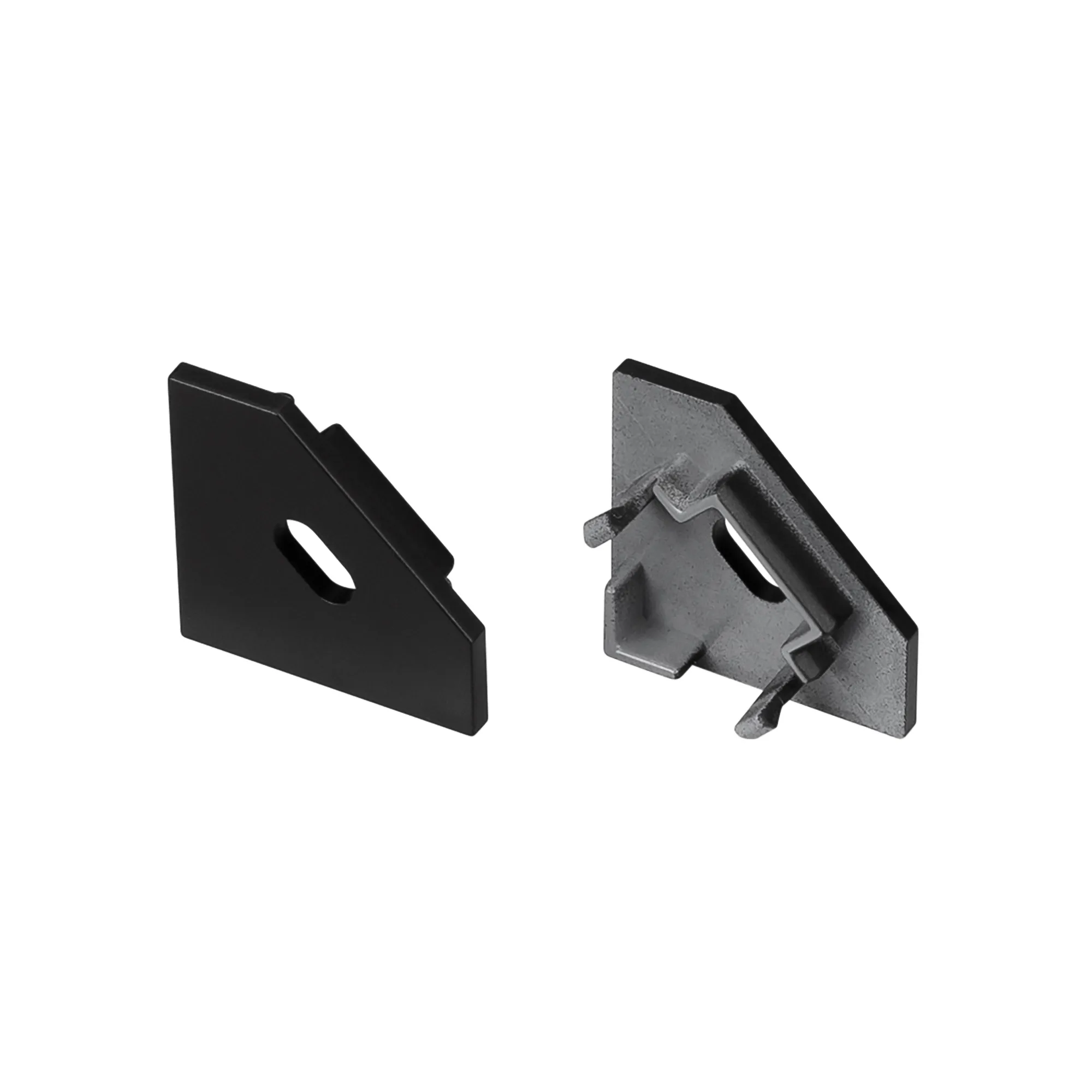 Заглушка SL-KANT-H18 FLAT BLACK с отверстием (Arlight, Пластик) - изображение товара