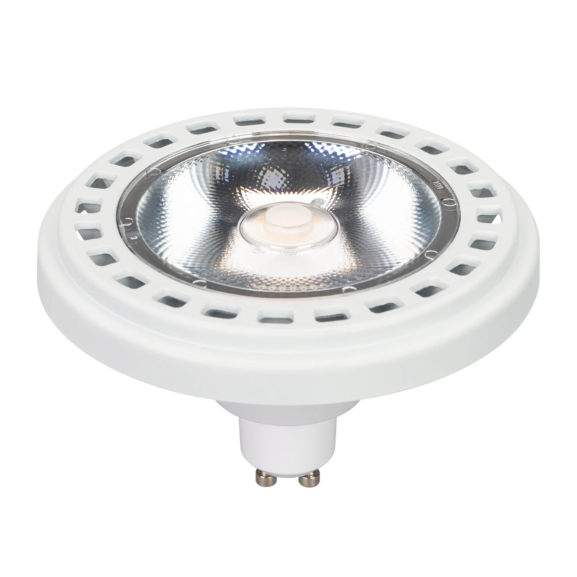 Лампа AR111-UNIT-GU10-15W-DIM Warm3000 (WH, 24 deg, 230V) (Arlight, Металл) - изображение товара