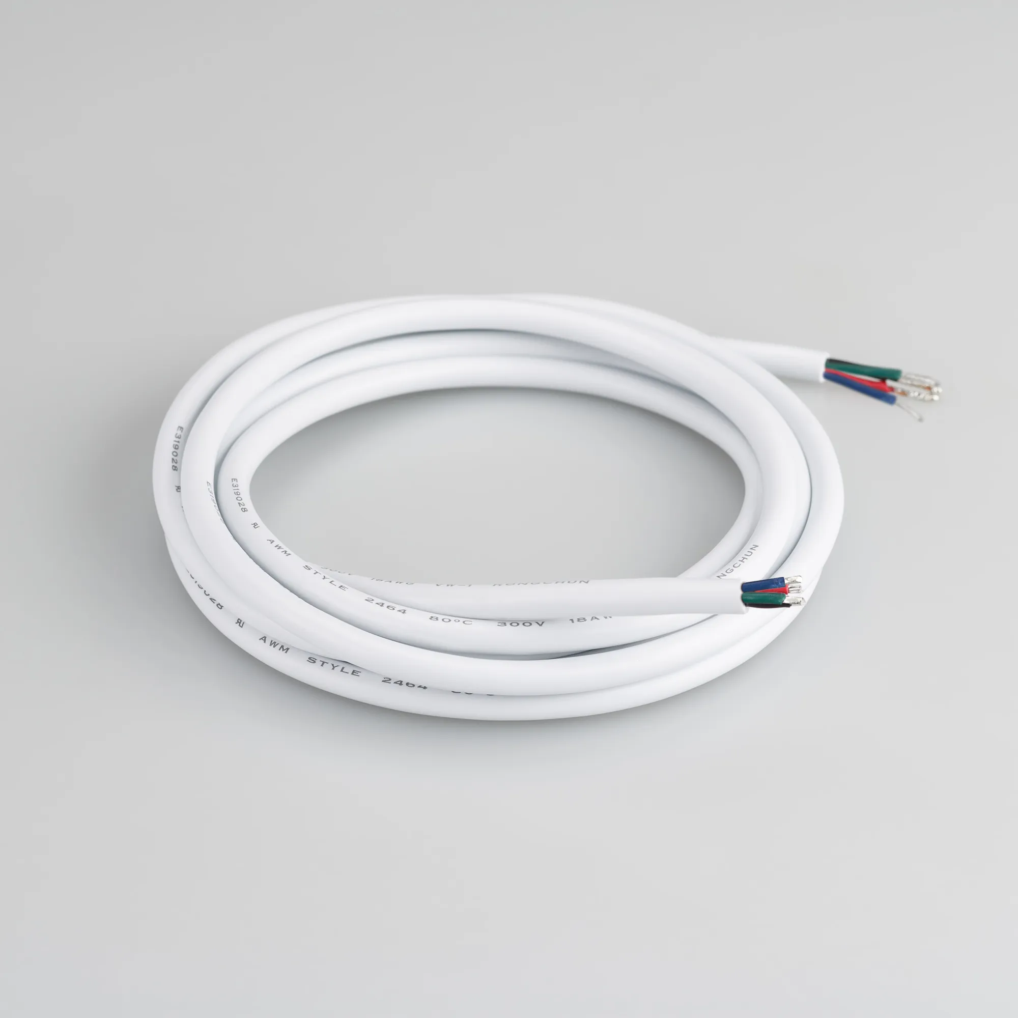 Провод питания ARL-MOONLIGHT-20AWG-4W-D6-CU-2000 White (Arlight, Закрытый) - изображение товара