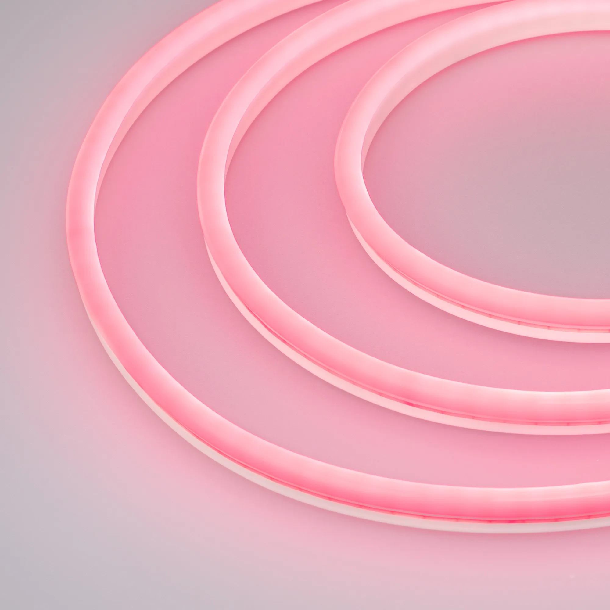 Образец Гибкий неон GALAXY-1608-5000CFS-2835-100 12V Pink 0.5M (16x8mm, 12W, IP67) (Arlight, 12 Вт/м, IP67)
