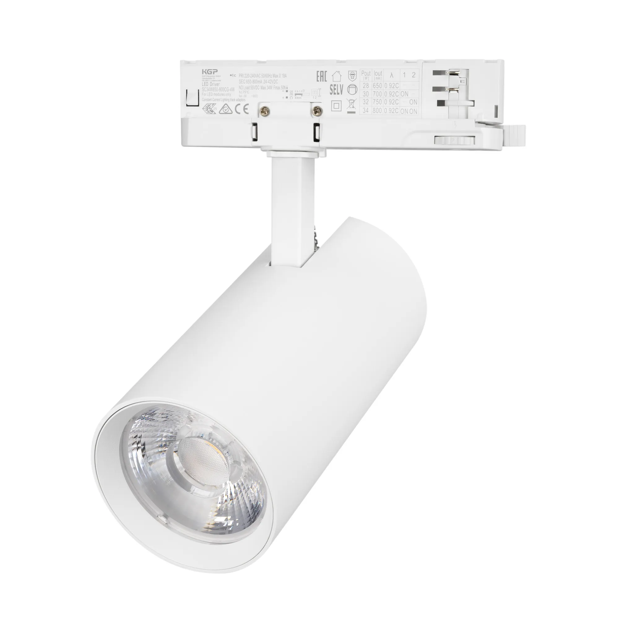 Светильник LGD-GERA-4TR-R90-30W Day4000 (WH, 15 deg, 230V) (Arlight, IP20 Металл, 5 лет) - изображение товара