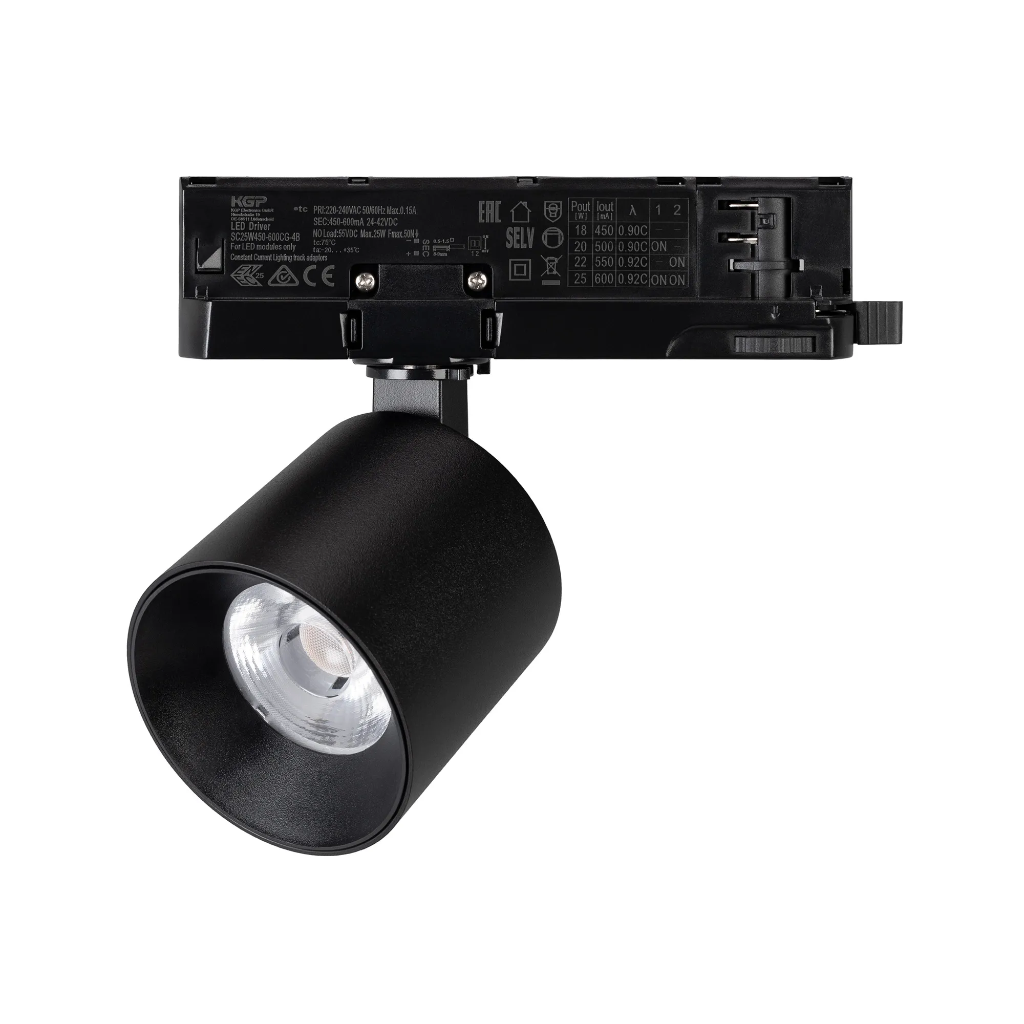 Светильник LGD-DYKE-4TR-R75-16W Warm3000 (BK, 38 deg, 230V) (Arlight, IP20 Металл, 5 лет)