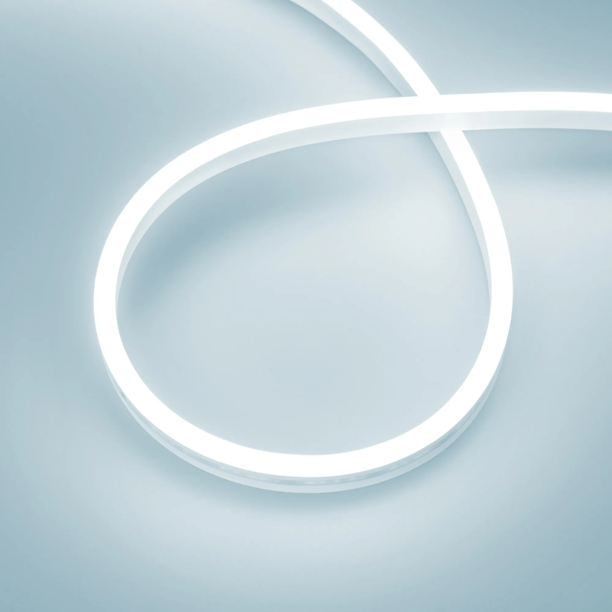 Лента светодиодная герметичная AURORA-PS-A120-12x6mm 24V White6000 (10 W/m, IP65, 2835, 5m) (Arlight, Силикон) - изображение товара