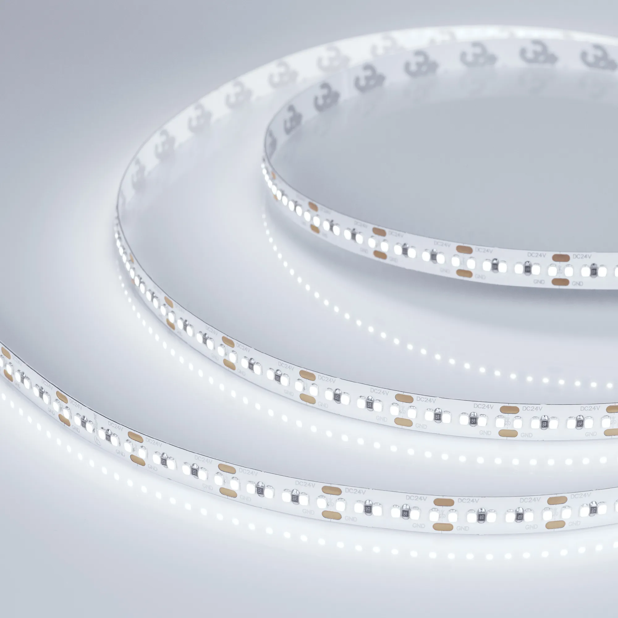 Лента светодиодная MICROLED-M300-8mm 24V White6000 (8 W/m, IP20, 2216, 5m) (Arlight, Открытый) - изображение товара