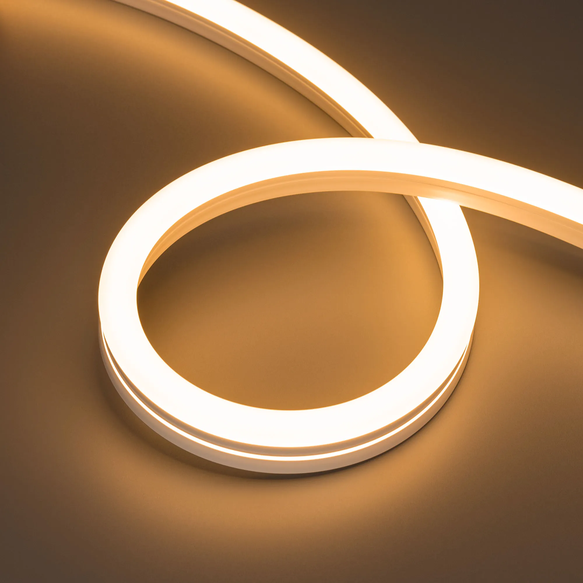 Лента светодиодная герметичная MOONLIGHT-SIDE-A140-12x24mm 24V Warm2200 (9.6 W/m, IP68, 5m, wire x2) (Arlight, Вывод прямой, 3 года) - изображение товара
