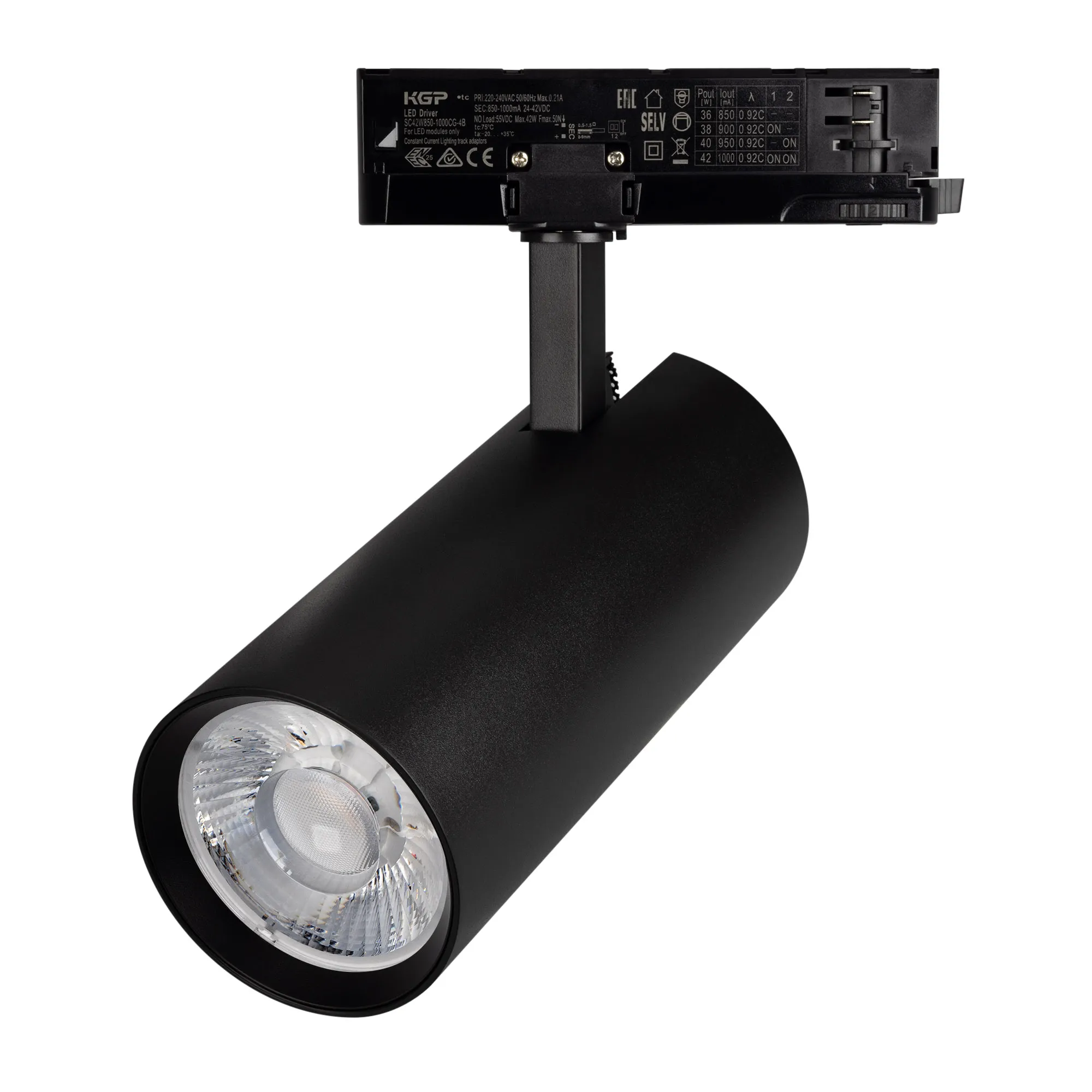 Светильник LGD-GERA-4TR-R90-40W Warm3000 (BK, 36 deg, 230V) (Arlight, IP20 Металл, 5 лет) - изображение товара