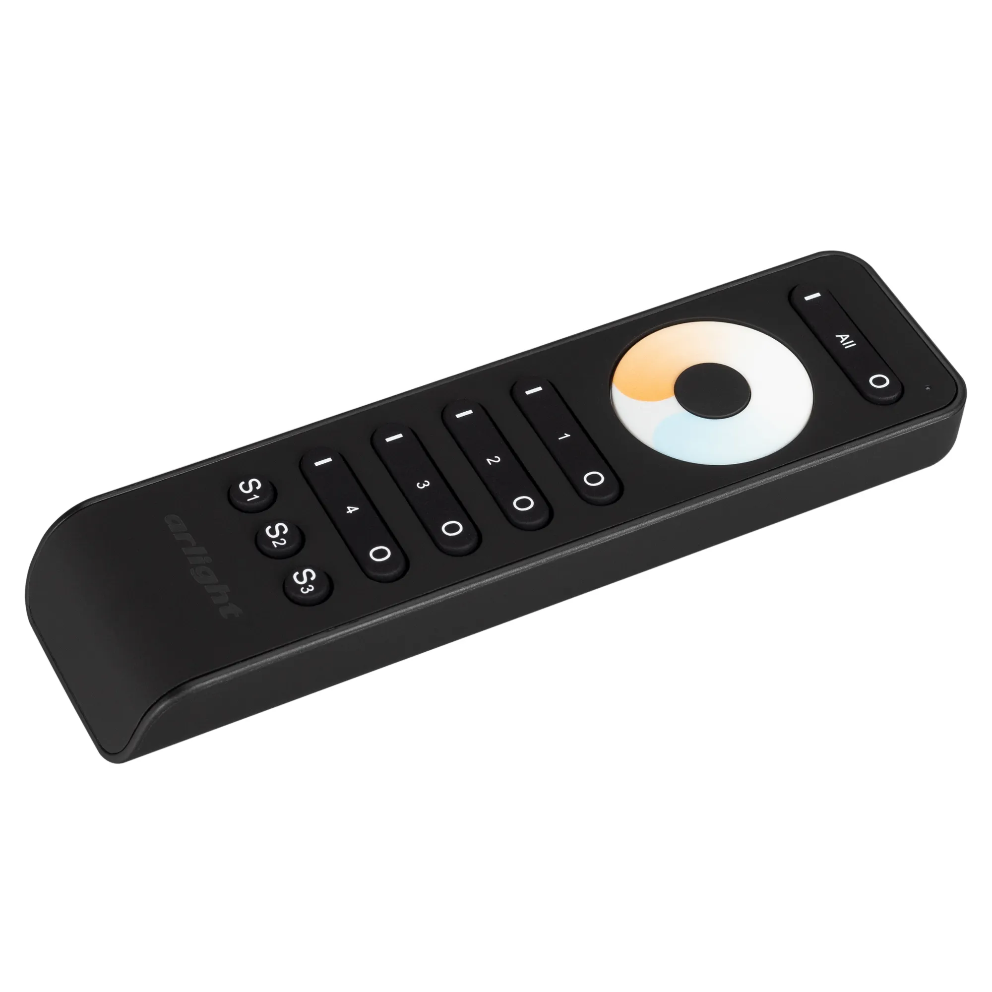 Пульт SMART-R33-MIX Black (4 зоны, 2.4G) (Arlight, IP20 Пластик, 5 лет) - изображение товара